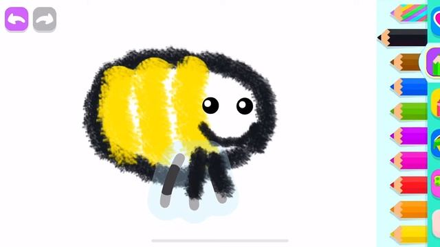 How to draw a bee ? / как нарисовать пчелу ? смотреть онлайн