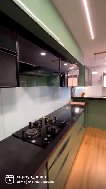 #newhome #transformation #interiordesign #kitchen #home #acrylic #green #satisfying #modernkitchen смотреть онлайн
