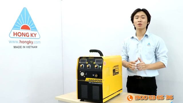 Máy hàn điện tử HK MIG 200I | Máy mạnh, hàn tốt, tiết kiệm điện