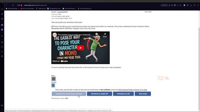 Бесплатный курс по Moho 14 - Урок 34 - Скрипты (Scripts) смотреть онлайн