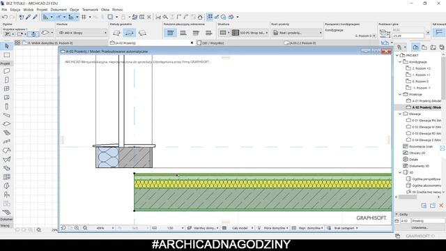 ARCHICAD projekt domu od podstaw part 1 bez obróbki 🫶🏼 #archicadtriki #archicadporady 👊🏼 смотреть онлайн