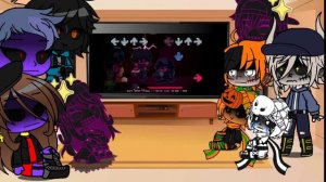 Fnf reacts to [whitty vs corruption] *gacha x fnf*