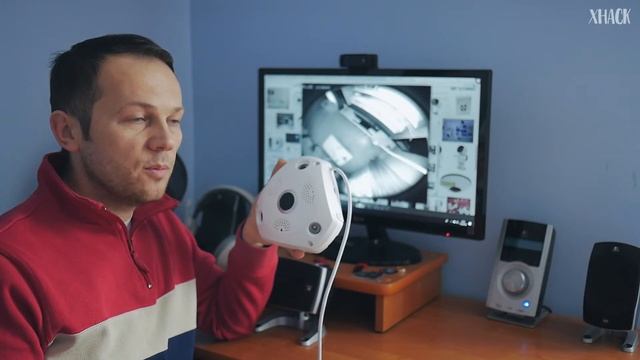 Kamera 360 Stopni Do Monitorowania Wnętrz Media-Tech  CLOUD IP CAM 360 MT4061