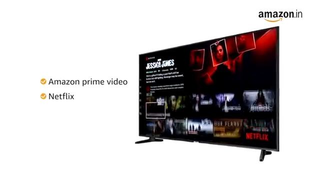 Samsung 108 cm (43 Inches) Super 6 Series 4K UHD LED Smart TV UA43NU6100 (Black) (2019 model смотреть онлайн