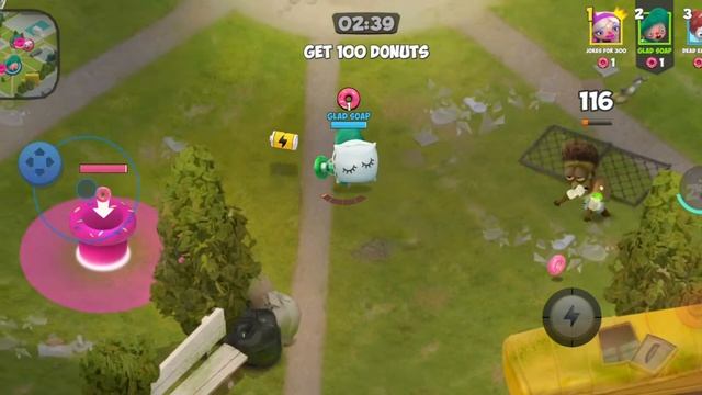 "KIDS VS ZOMBIES " DONUTS BRAWL Mobile Game | Early Access смотреть онлайн