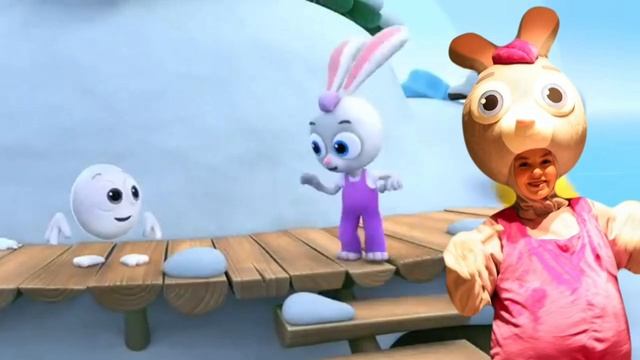 Цветняшки - аниматор Белочка