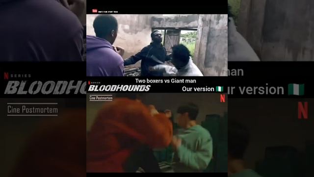 Bloodhounds: Two boxers vs Giant man Full fight scene #shorts смотреть онлайн
