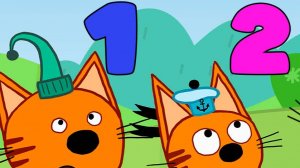 ТРИ КОТА - Учим Цифры 1 2 3 - Обучающий мультик с Котиками для детей - Как выучить цифры