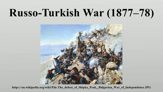 Russo-Turkish War (1877–78) смотреть онлайн