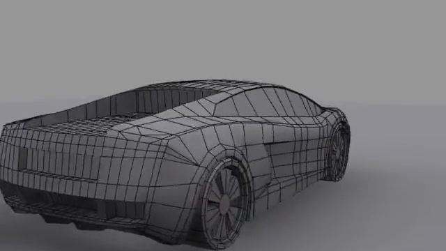 Lambo Finished Untextured + Wireframe смотреть онлайн
