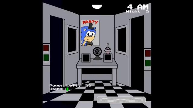 SONIC WITH THE ANNOYING POWER OUTAGES!!! || FNaS 1 (Night 4-5) смотреть онлайн