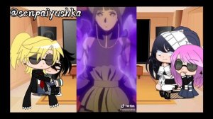 🌿Реакция команды 7 на тт🌿•|AU|•🌿Gacha club🌿