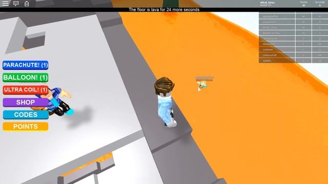 ПОЛ ЭТО ЛАВА!|ROBLOX смотреть онлайн