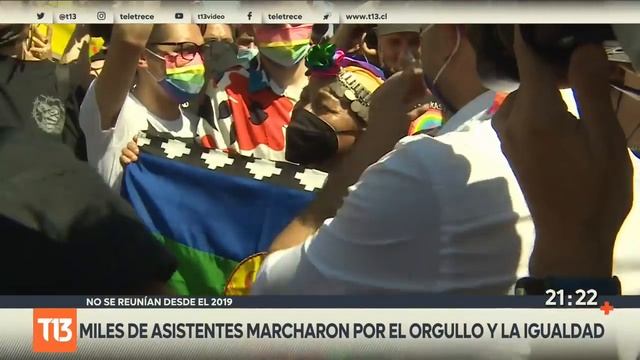 Miles de asistentes marcharon por el orgullo y la igualdad смотреть онлайн