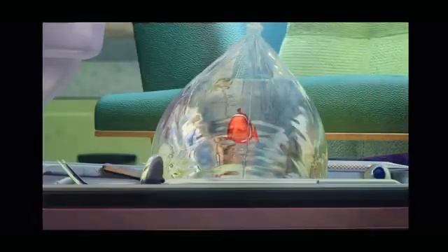 Finding Nemo (2003) Escape from the fish tank and Darla scene (Instrumental) смотреть онлайн