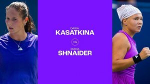 21.09.24. Дарья Касаткина - Диана Шнайдер. WTA 500 Seoul. Darya Kasatkina - Diana Shnaider