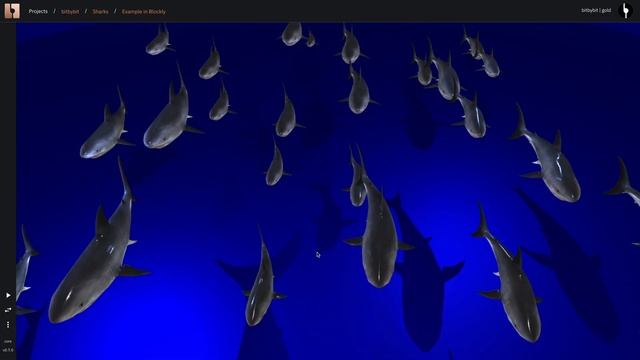 Sharks GLTF / GLB Import Demo смотреть онлайн
