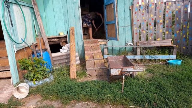 Огородные дела. Уборка козлятника. смотреть онлайн