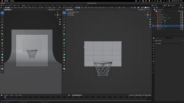 [Blender Tutorial] 농구공 모델링과 Rigid Body 애니메이션 смотреть онлайн