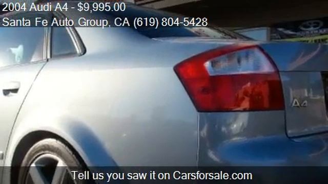 2004 Audi A4 1.8T quattro AWD 4dr Sedan for sale in San Dieg смотреть онлайн
