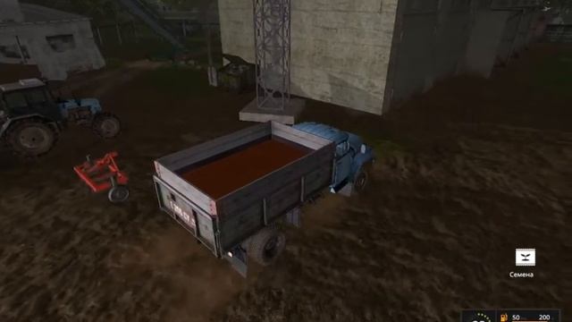 FS-17 12-день на карте Максимовка КОЛХОЗ ИМ. ДРУЖБА уборка техники на зимовку