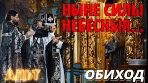 Альт. Ныне Силы Небесныя. Обиход. #православие #клирос #великийпост