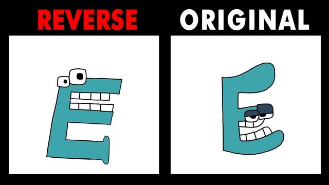 Reverse Unifon Alphabet Lore A B D E And Other Letters | Part 1 | KAKA Animation смотреть онлайн
