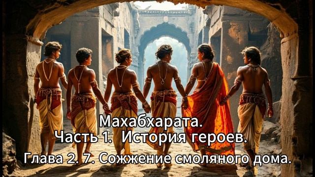 Махабхарата. Часть 1. История Героев. Глава 2. 7. Сожжение смоляного дома. смотреть онлайн