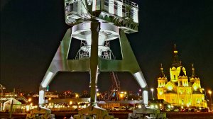 Портовый кран  на Стрелке.