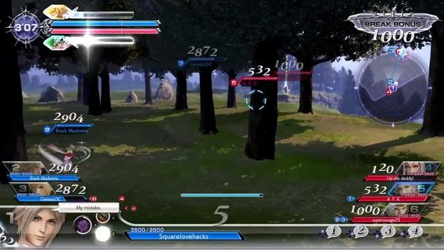 DISSIDIA FINAL FANTASY NT Free Edition Vaan Match 1