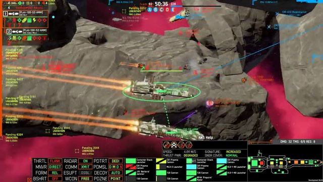 Knife Fight on E cap | Nebulous Fleet Command смотреть онлайн