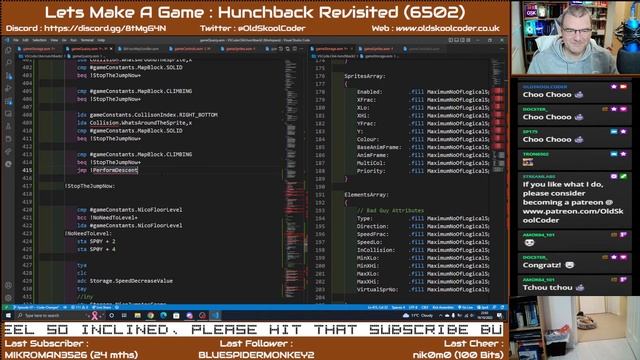 Tutorial 37.2 : 07 - Hunchback Revisited, The Community Game Development (6502) смотреть онлайн