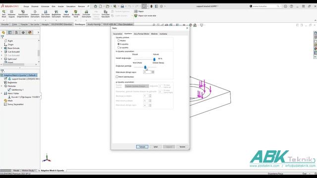 SOLIDWORKS Tips and Tricks - Statik Analiz’de Adaptive Mesh Yöntemleri смотреть онлайн