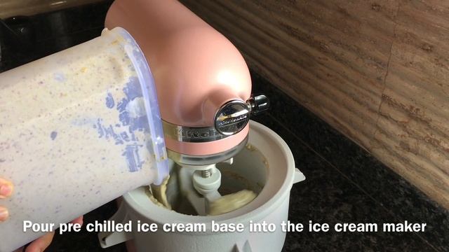 How To Make Pistachio Ice Cream Using KitchenAid mixer | Pistachio Ice Cream Recipe смотреть онлайн