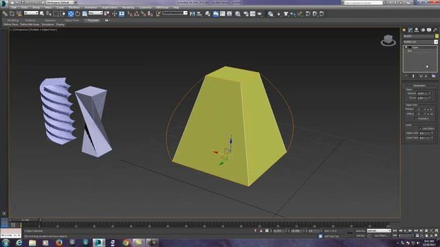 3ds Max 2014 Geometrical Modifiers M010 смотреть онлайн