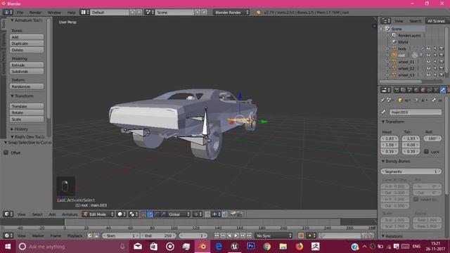 Vehicle Rigging in blender for UE4 [Unreal Engine 4]. смотреть онлайн