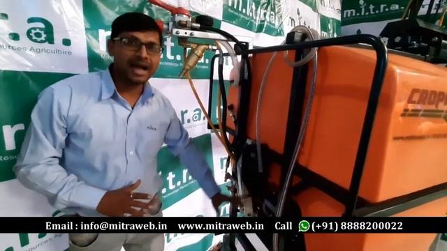 MITRA employee explains the New product - Cropmaster REEL - Tractor Mounted Boom Sprayer смотреть онлайн