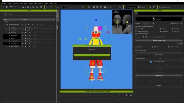 How to Mask Unused Body Parts on the Character with AccuRIG | Character Creator 4 Tutorial смотреть онлайн
