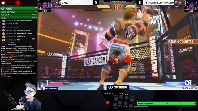 CAPCOM CUP X GRANDFINALS ! ( UMA VS CHRIS WONG) смотреть онлайн