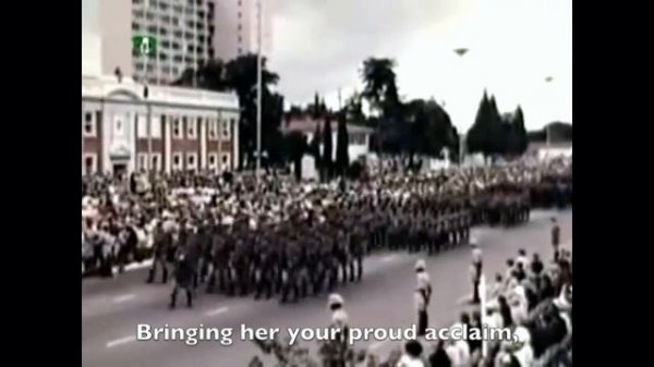 Rise, O voices of Rhodesia –National anthem of Rhodesia