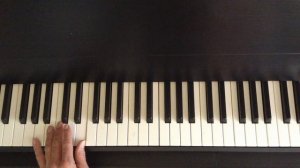 Minor blues clichés - Glen Rose Blues Piano