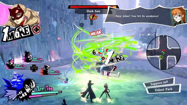 Persona 5 Strikers. #39. 8/10. Телебашня Саппоро. Третий источник силы. Переработки в Метаверсе смотреть онлайн