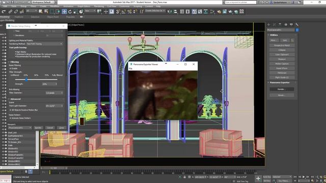 Autodesk 3Ds Max 2017 360 Derece Panaroma Render Kullanımı смотреть онлайн