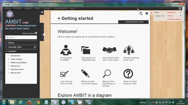 The Mode and Login Panel - AMBIT manual theme смотреть онлайн