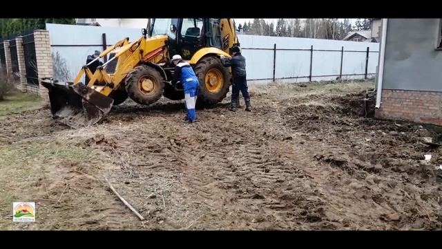 Расчистка заросшего участка 18соток, 1 этап работ. смотреть онлайн