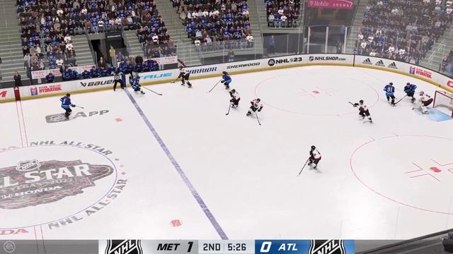 2022 NHL Season Metropolitan All-Stars Vs Atlantic All-Stars NHL 23 Simulation смотреть онлайн
