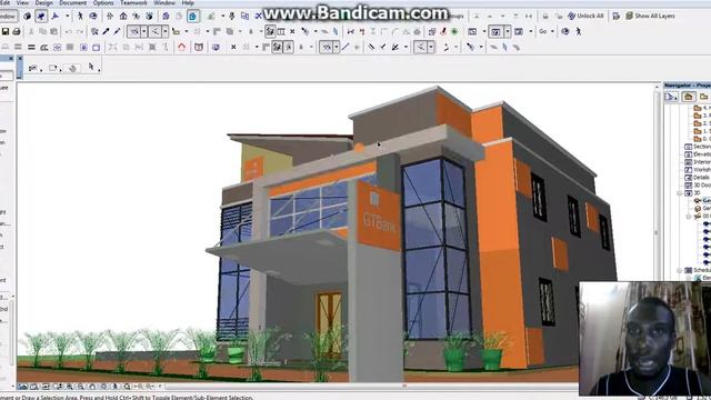 ArchiCAD 16 GT BANK Design in 2 Hours смотреть онлайн
