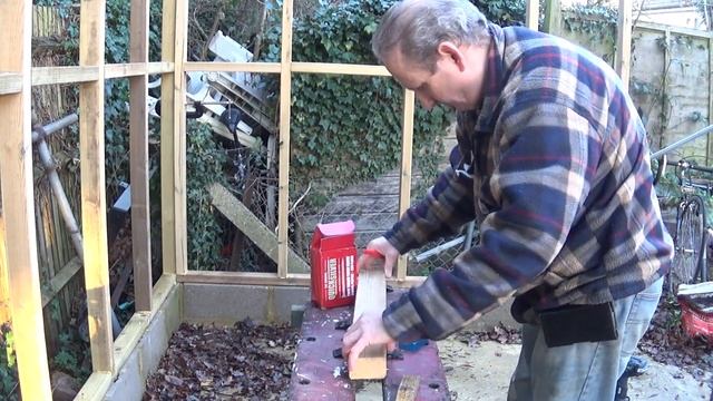 Building my shed, Part 10, Building the Frames part 4 смотреть онлайн