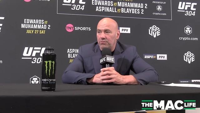 Dana White: 'I’m never upping the f****g bonuses again' | UFC 304 Post Fight Press Conference смотреть онлайн