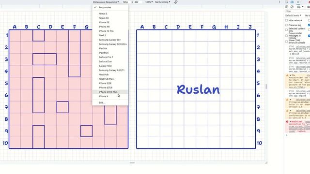 Naval Clash Game - Telegram Mini App showcase of responsive design смотреть онлайн